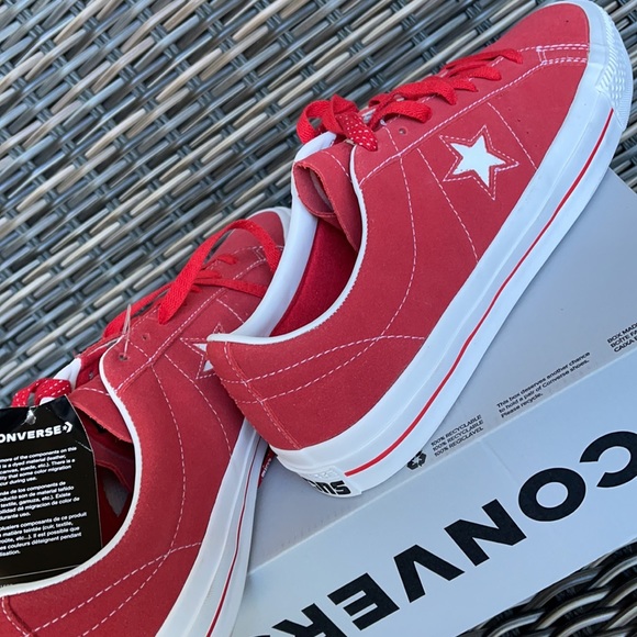 Converse One Star Pro OX University Red/White MEN`S - Picture 15 of 16